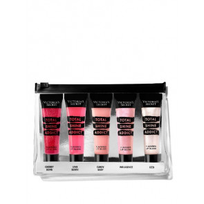 Набір блисків для губ Victoria`s Secret Total Shine Addict Flavored Lip Gloss Multi Glosses (5 блисків)